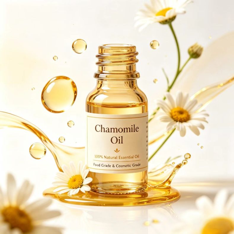 Chamomile Oil CAS 8015-92-7 pale yellow liquid for food flavor