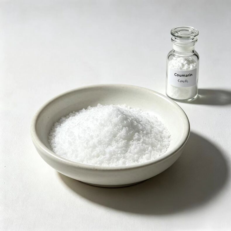 Coumarin CAS 91-64-5 white crystalline powder for food flavor