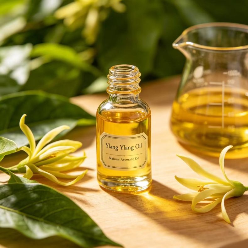 Ylang Ylang oil CAS pale yellow transparent liquid for food flavor